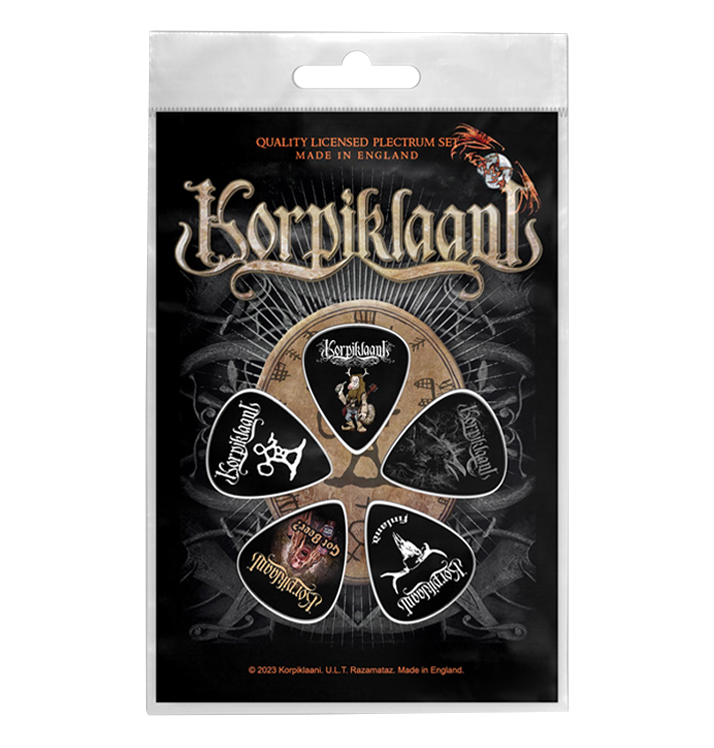 KORPIKLAANI 'Shaman Drum' Premium Guitar Pick Set for Musicians