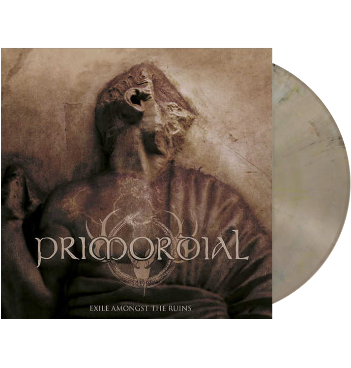 PRIMORDIAL - Vinyl LP Record of 'Exile Amongst The Ruins' in Beige/Marbled Design