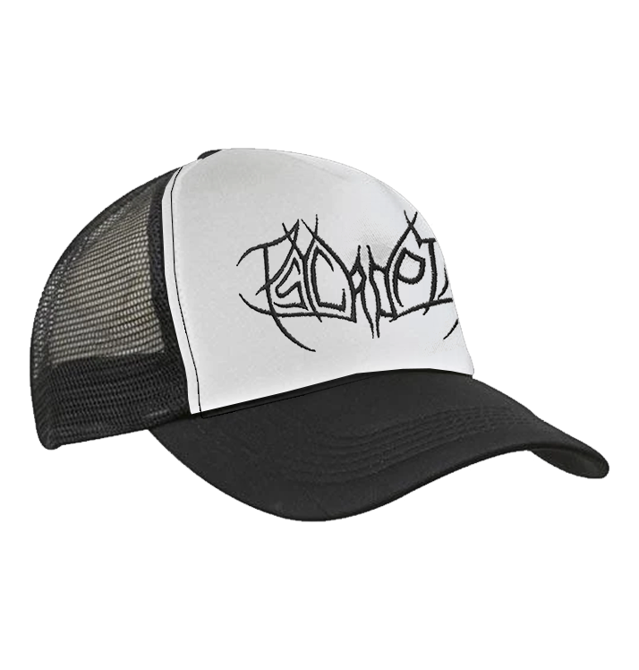PSYCROPTIC Stylish Logo White and Black Trucker Hat - A Must - Have Headwear