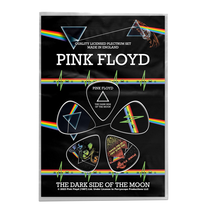 Authentic PINK FLOYD 'Dark Side Of The Moon' Guitar Pick Collection