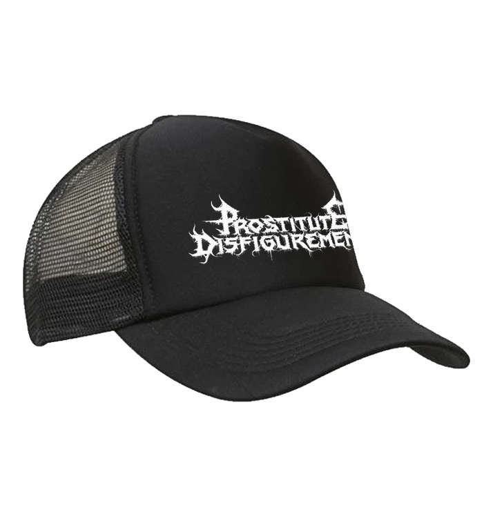 Stylish Prostitute Disfigurement 'Logo' Trucker Cap for Trendy Wear