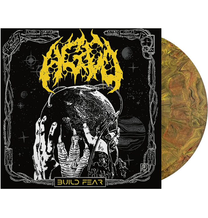 AGLO - 'Build Fear' Long - Playing Record (Swirl Design in Sulphuric Swill Brown)