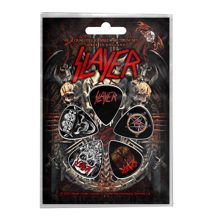 SLAYER - Demonic-themed Guitar Pick Collection Set