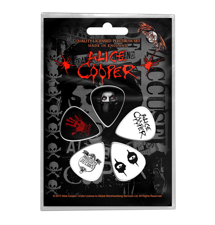 ALICE COOPER - Special 'Eyes' Design Guitar Pick Collection Set