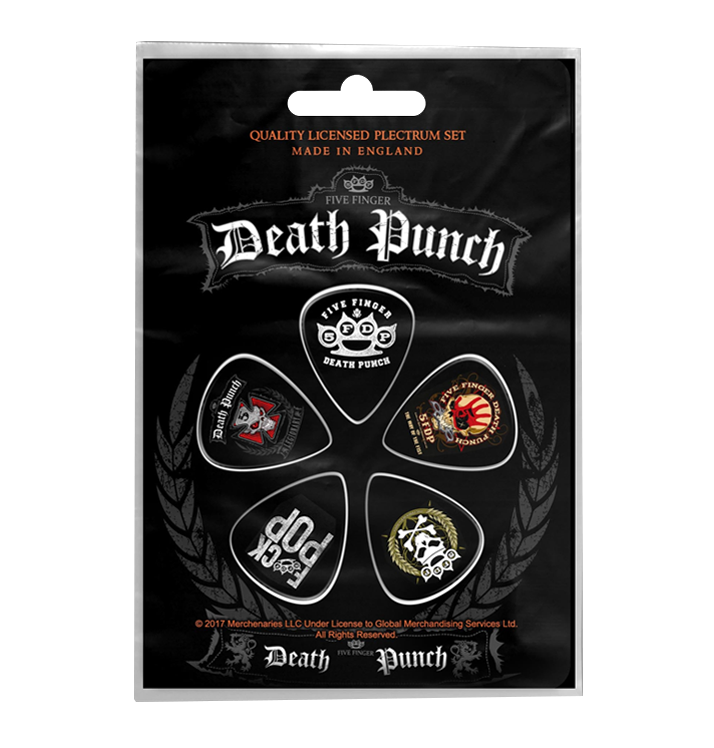 Five Finger Death Punch - '5FDP' Premium Quality Guitar Pick Collection
