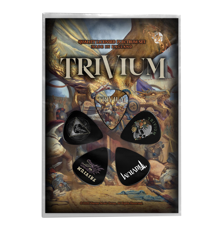 TRIVIUM - 'In The Court Of The Dragon' Collection of Guitar Picks