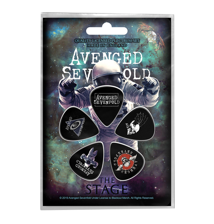AVENGED SEVENFOLD - Exclusive Guitar Pick Set Inspired by 'The Stage'