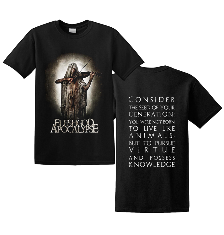 FLESHGOD APOCALYPSE 'Bloody Violinist' Graphic T-Shirt for Music Lovers