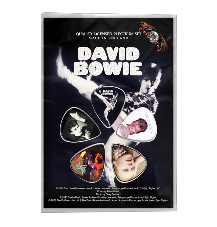 Authentic DAVID BOWIE - 'The Man Who Sold The World' Guitar Pick Collection Set